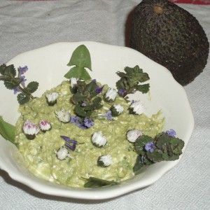 Kräuterguacamole